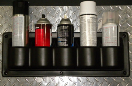 M&M PERFORMANCE AEROSOL CAN HOLDER (CANS NOT INCLUDED)
