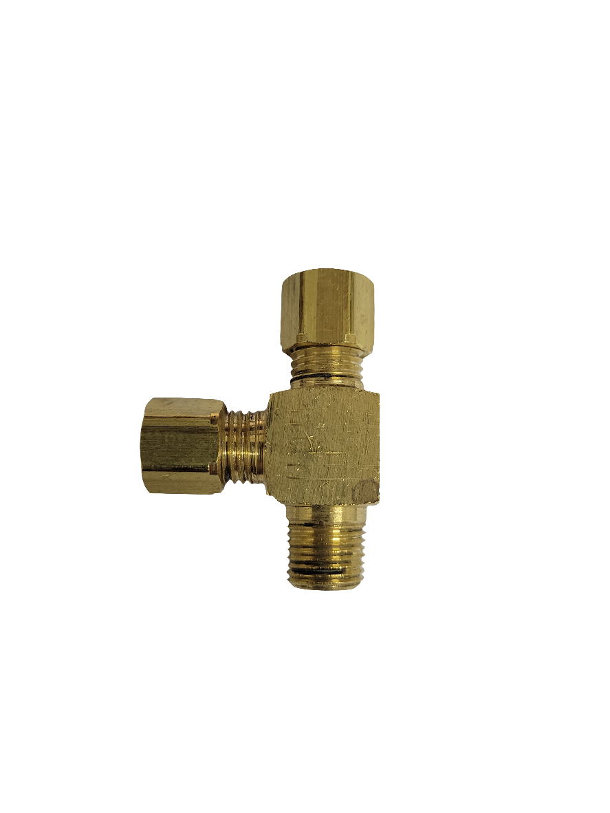 BRASS MALE RUN T FITTING