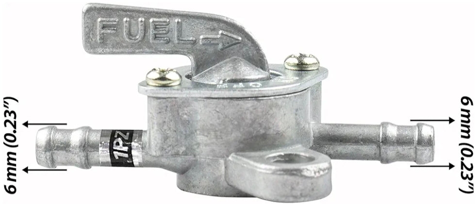1/4" FUEL LINE ALUMINUM SHUT OFF VALVE