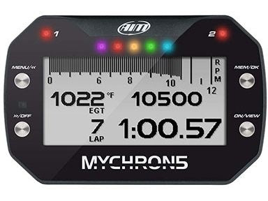 Mychron 5S  (Includes 14mm Temp Lead, Rpm/Gps Lead & Charger) AIMS RETAIL $599.00