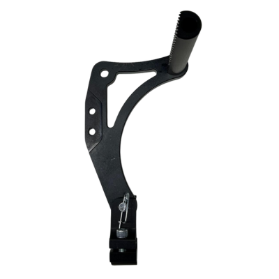 Billet Aluminum Pedal Assembly 1″ Rail NO Heel Rests – Short Pedals