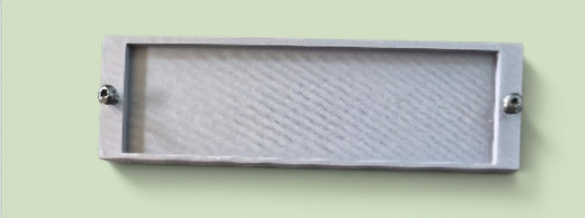 BARCODE LABEL HOLDER W/HARDWARE