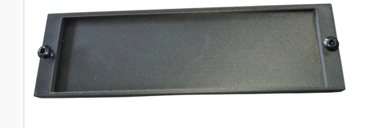 BARCODE LABEL HOLDER W/HARDWARE